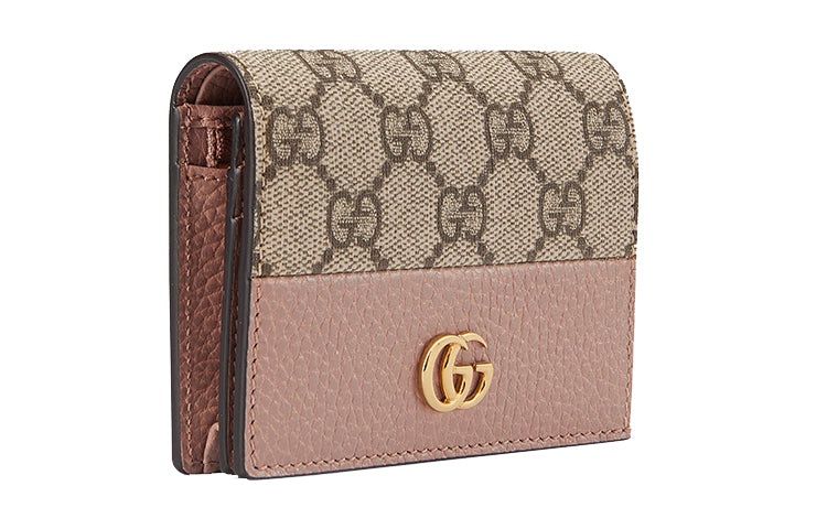 (WMNS) Gucci GG Marmont Card Case 'Porcelain Rose' 658610-17WAG-5788 - 2