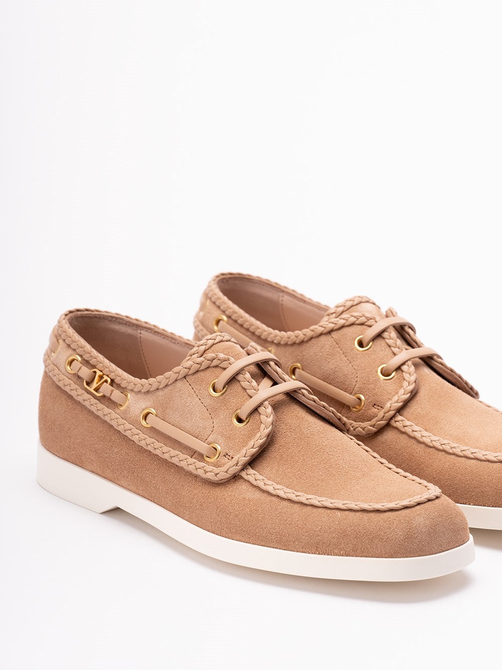 Valentino Garavani Women `Valentino Garavani Palm Avenue` Boat Shoes - 5