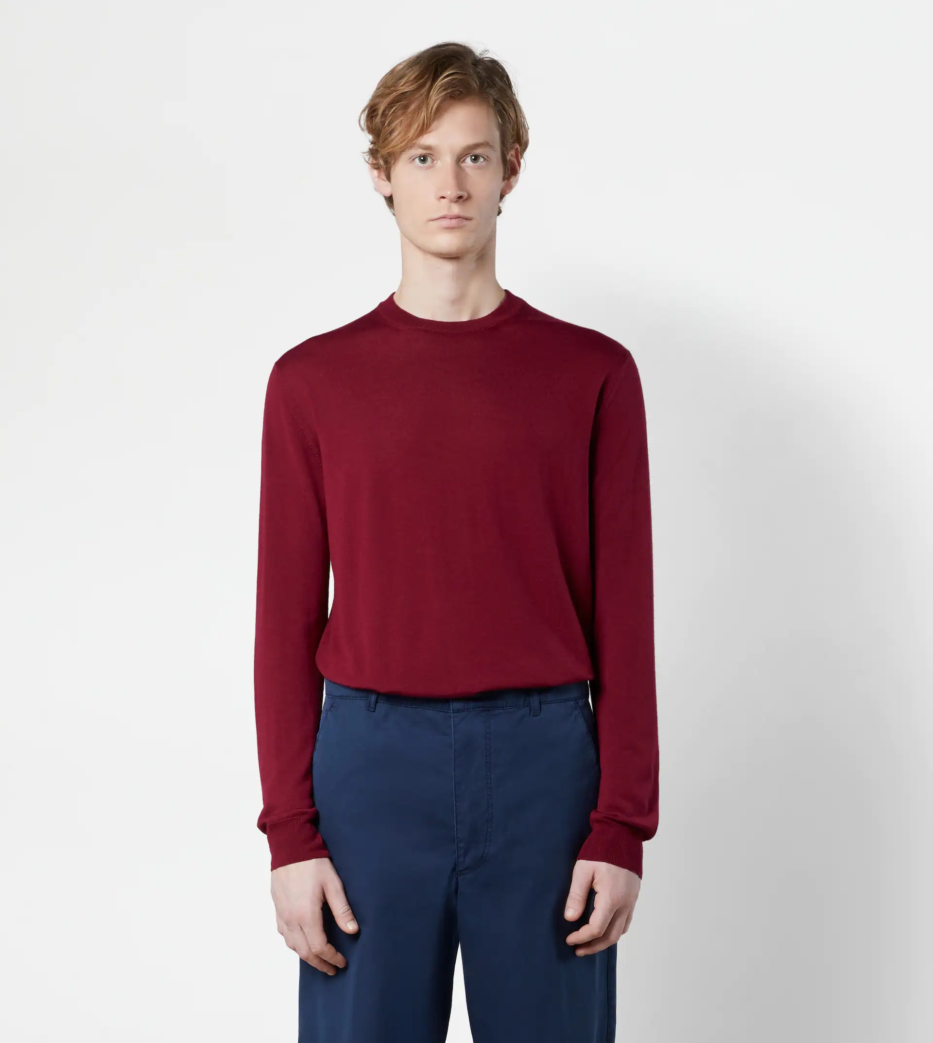 ROUND NECK JUMPER - RED - 5