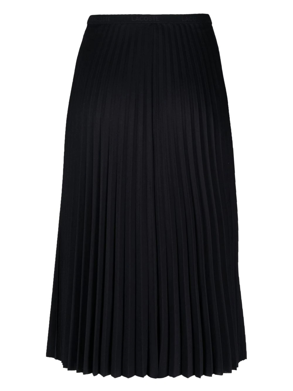 logo-waistband pleated skirt - 4