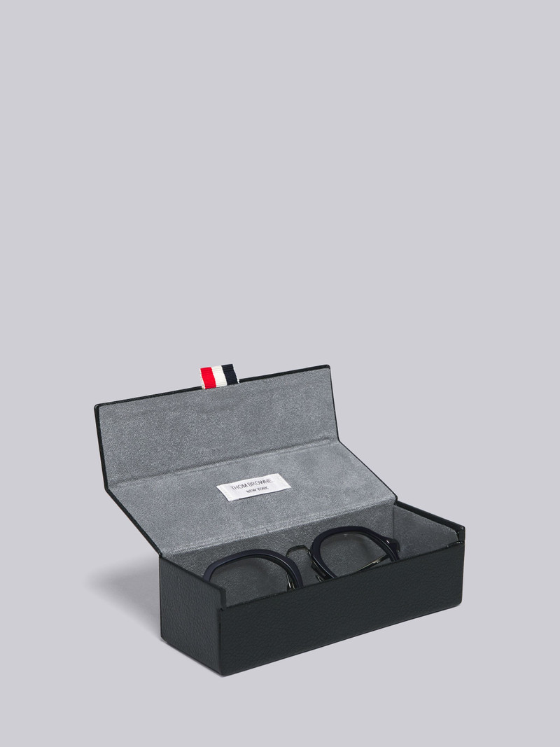 TB421 - Matte Navy and Silver Clubmaster Eyeglasses 5