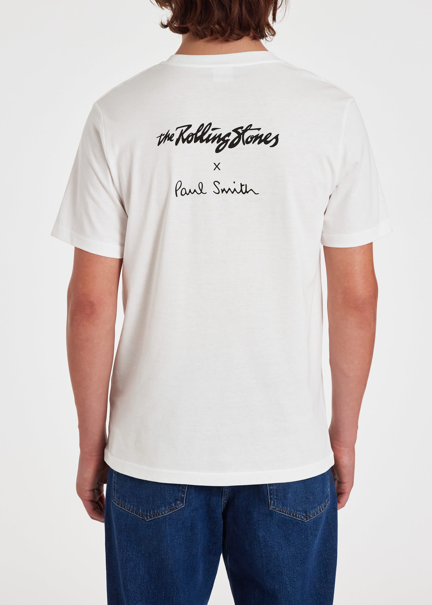 The Rolling Stones x Paul Smith - 'Signature Stripe' Tongue Logo T-Shirt - 6