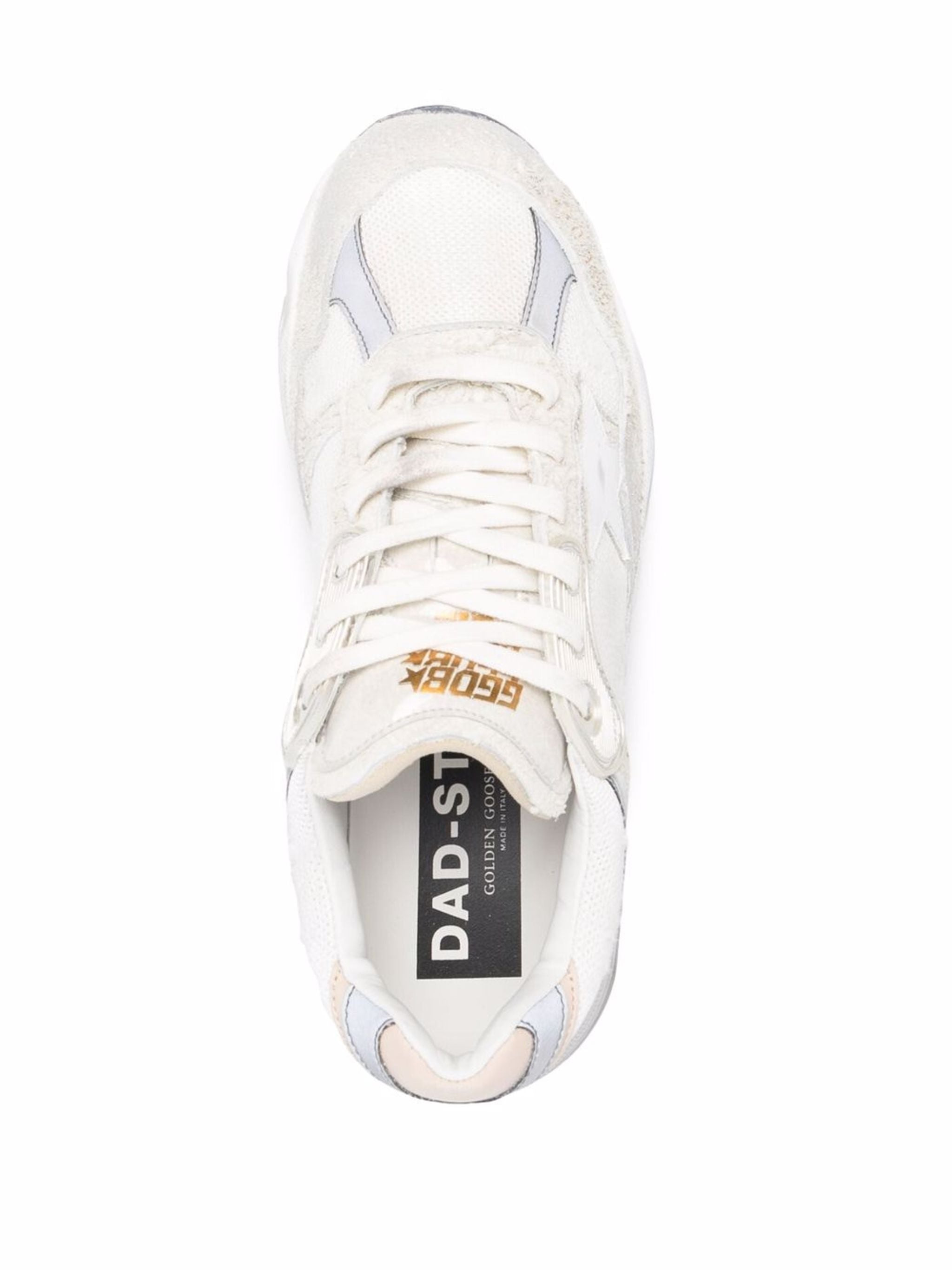 Golden Goose Women Running Dad Net And Suede Upper Leather Star And Heel Suede Spur - 2