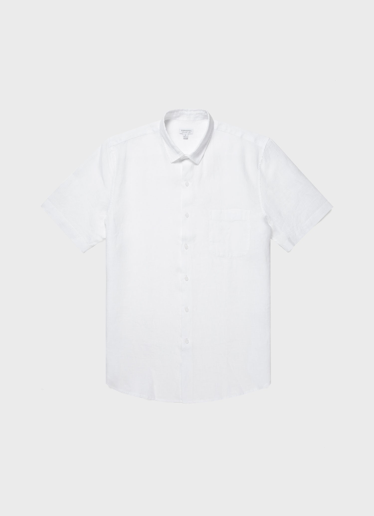 Short Sleeve Linen Shirt - 7