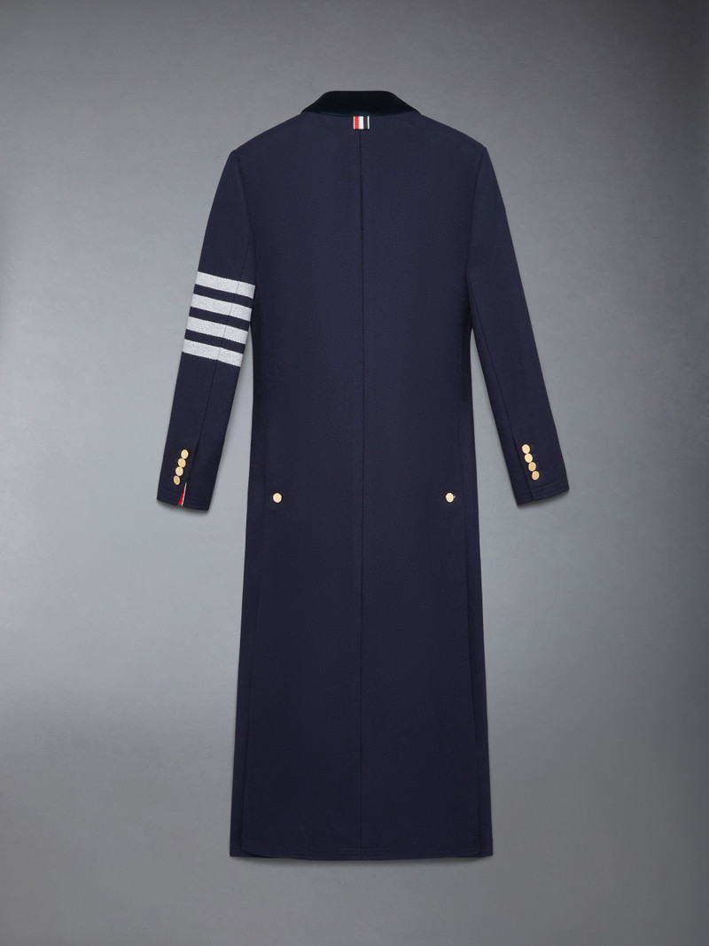Thom Browne Melton Wool 4-Bar Chesterfield Overcoat outlook