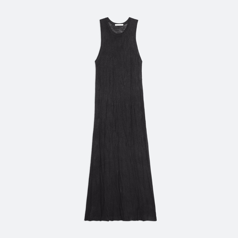 SLEEVELESS CRUSHED KNIT DRESS 1
