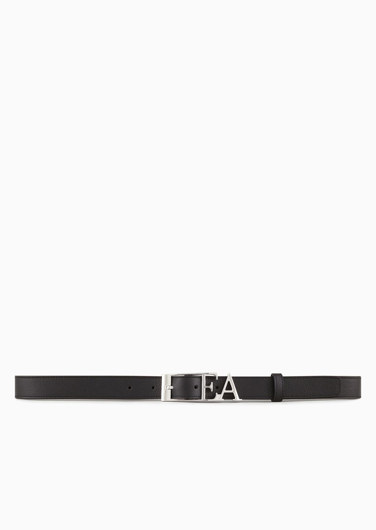 Leather belt with moulded EA buckle - 3