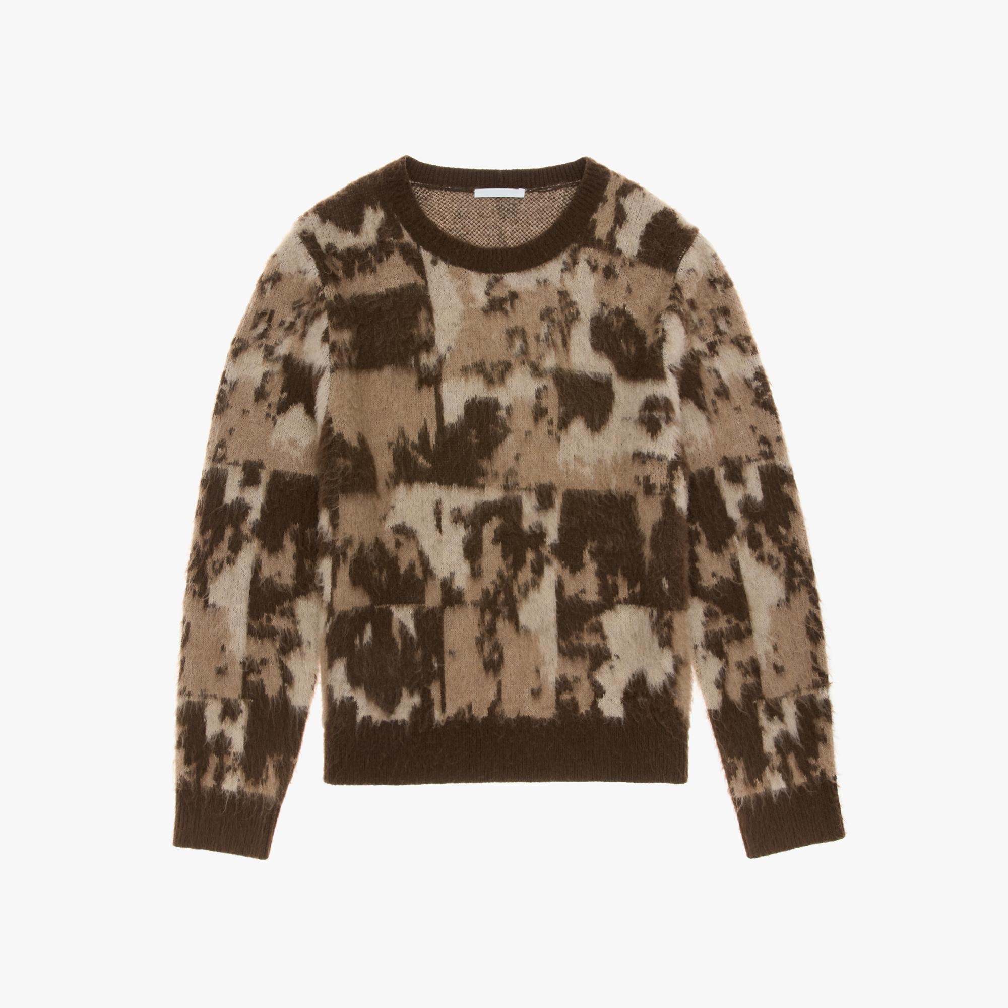 JACQUARD CREWNECK SWEATER - 1