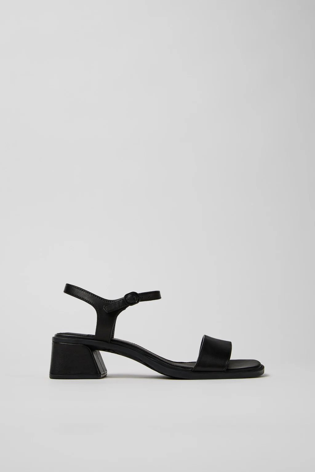 Kora Sandal Black Leather Sandals for Women. - 1