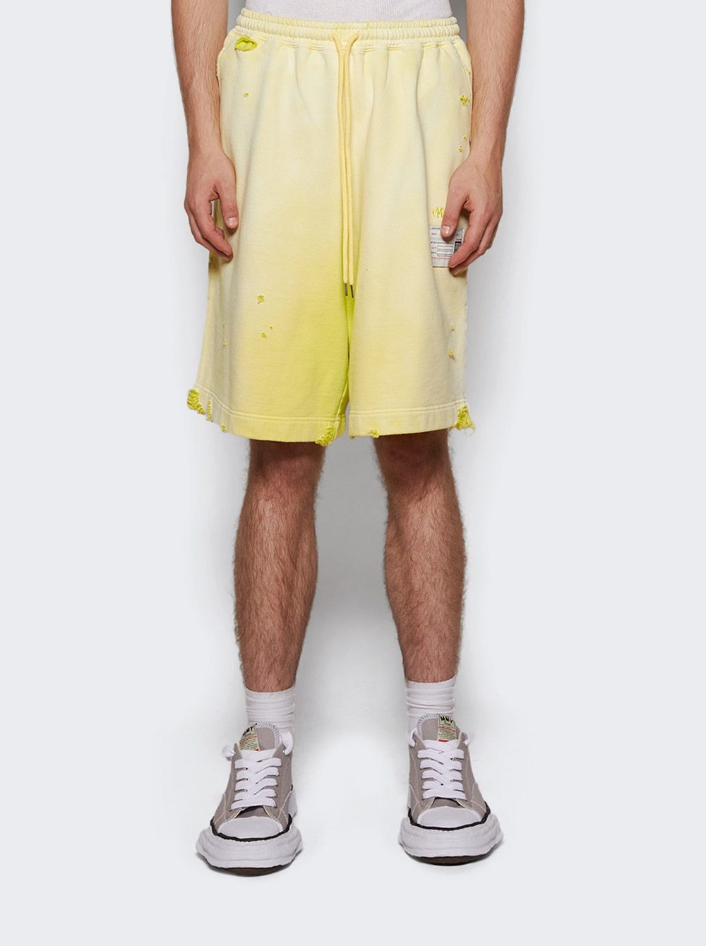 Sun Faded Shorts Yellow - 3