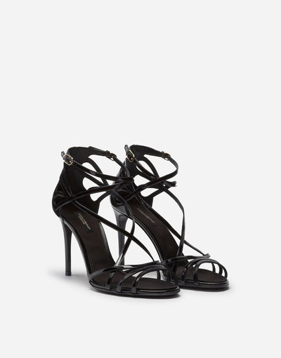 Dolce & Gabbana Polished calfskin sandals outlook