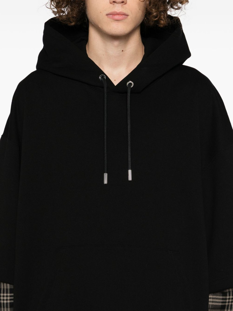 graphic-embroidered hoodie 5