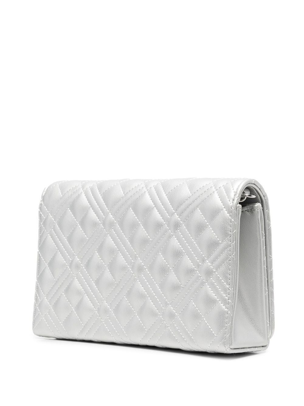 quilted logo-lettering crossbody-bag - 3