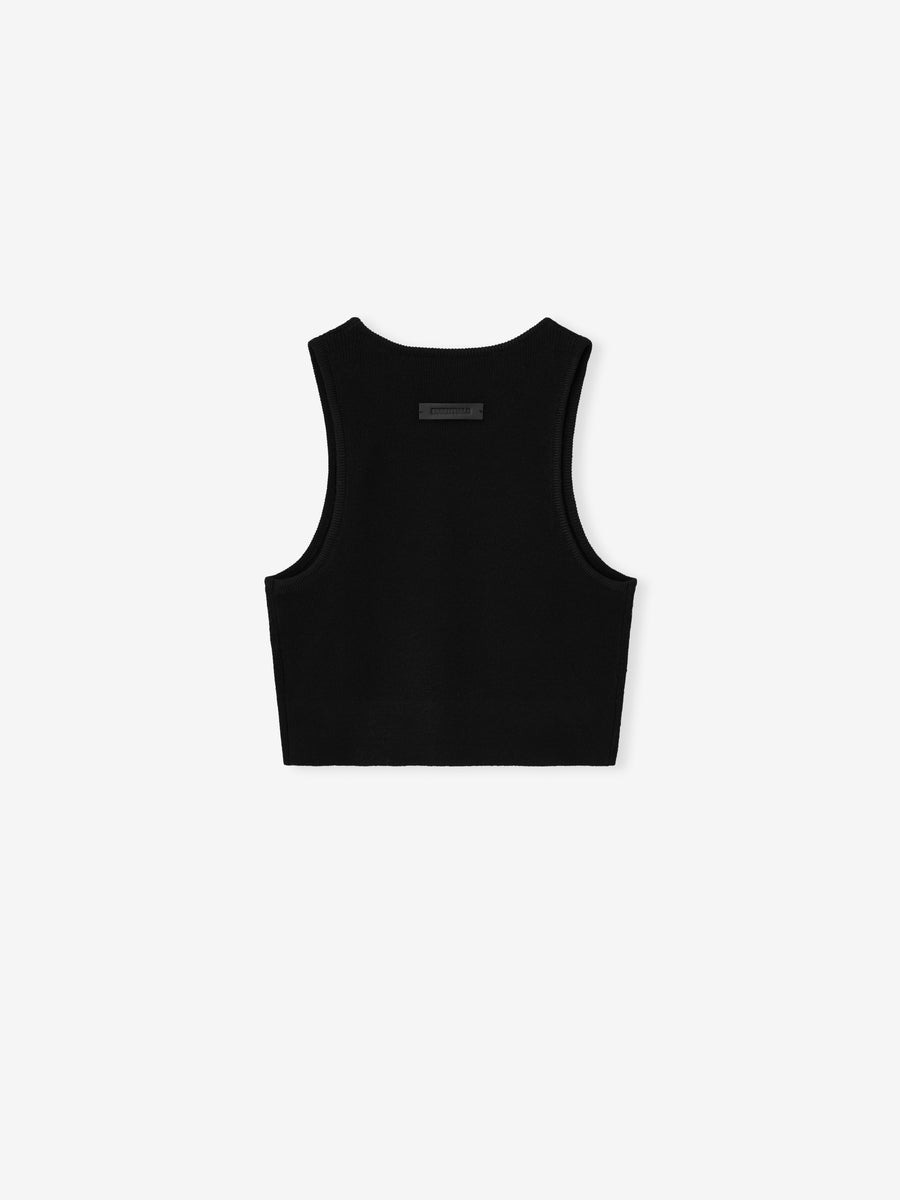 Womens Rib Knit Sport Tank - 2