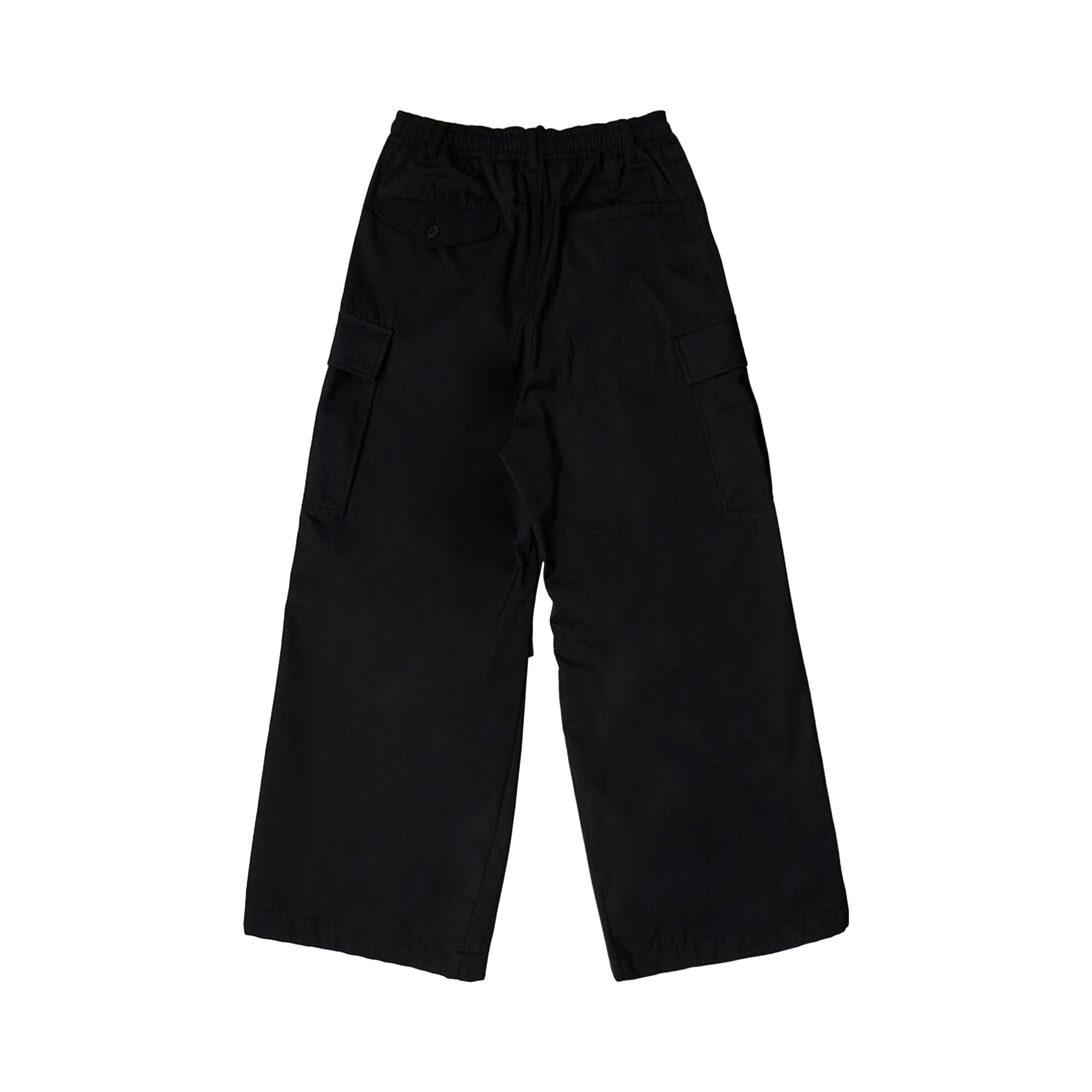 Marni Taffeta Wide Leg Cargo Pants 'Black' - 2