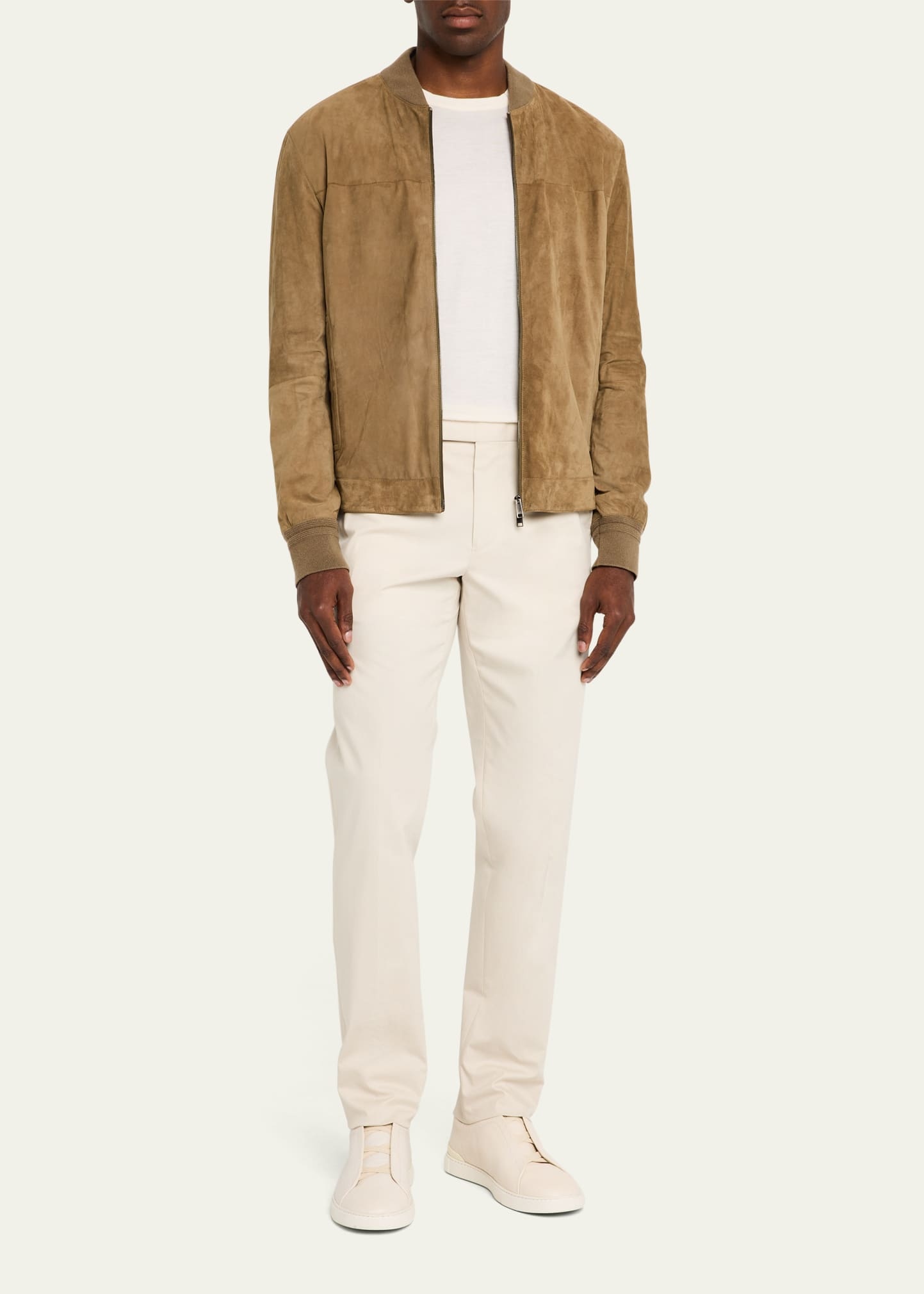 Men's Suede Full-Zip Blouson - 2