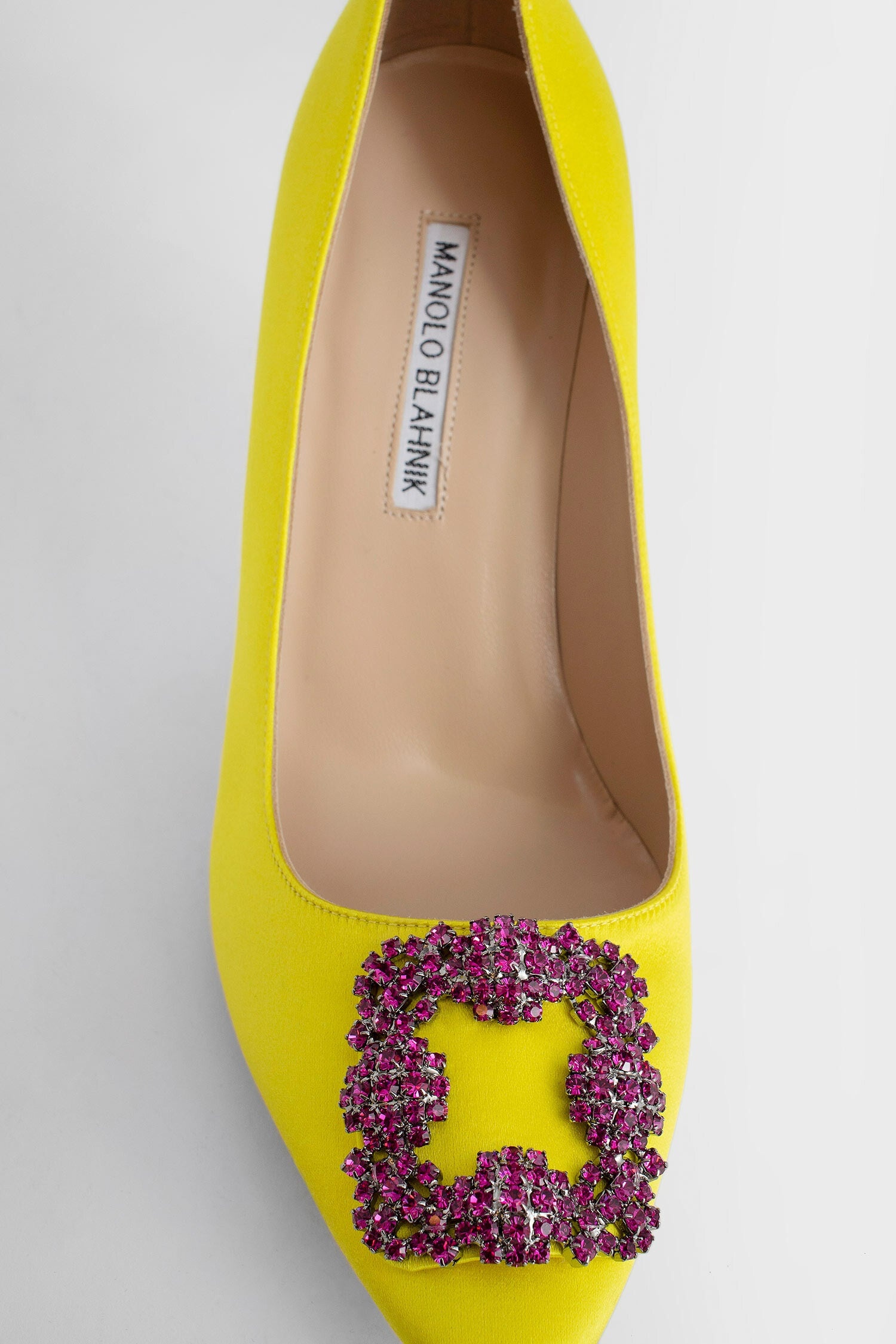 MANOLO BLAHNIK WOMAN YELLOW PUMPS - 5