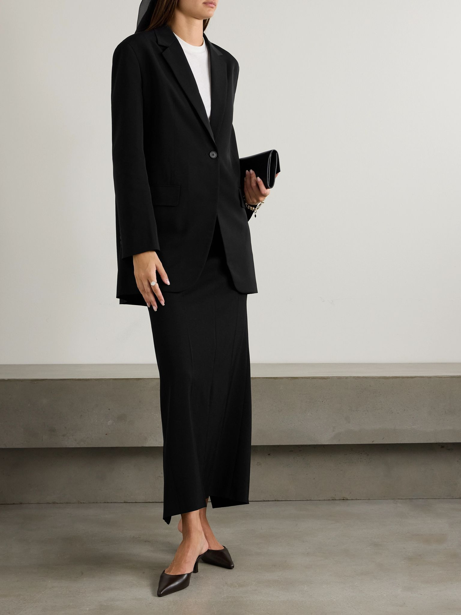 Obine crepe blazer Black - 2
