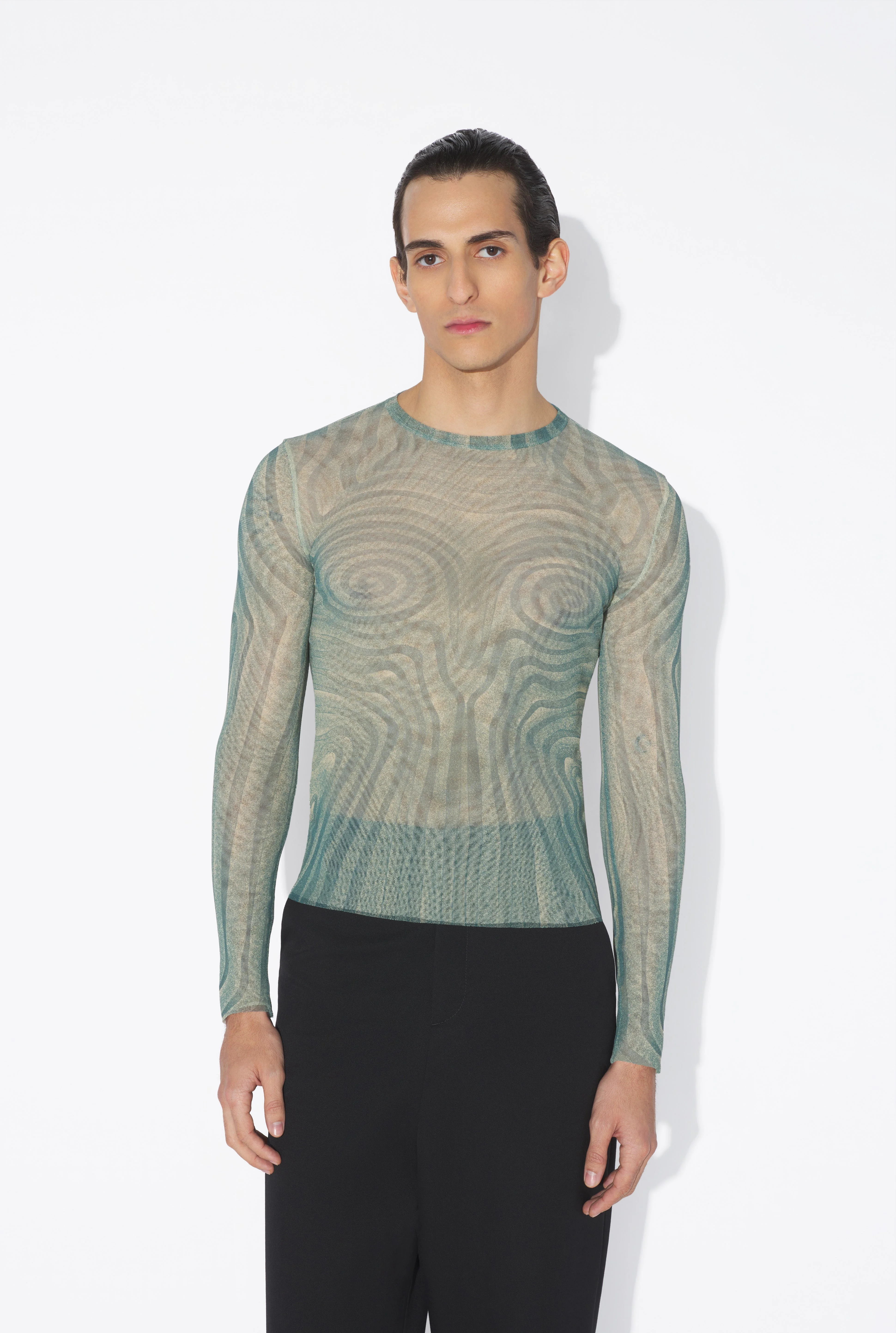 THE BLUE “SPIRALE” TOP - 1