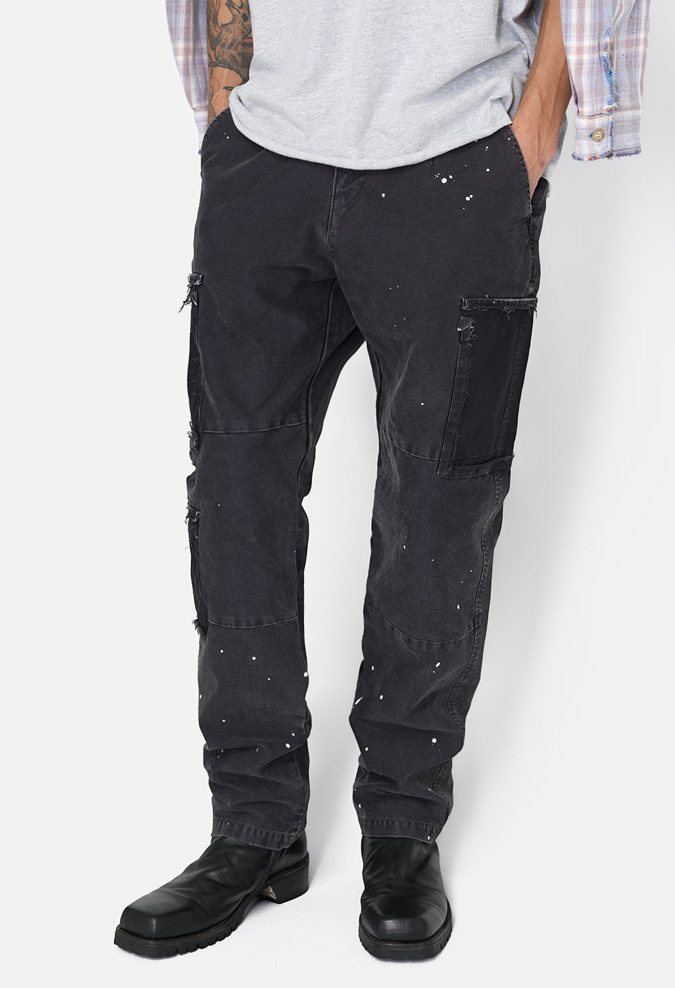 JE X MASTERMIND WORKED UTILITY PANT - 5