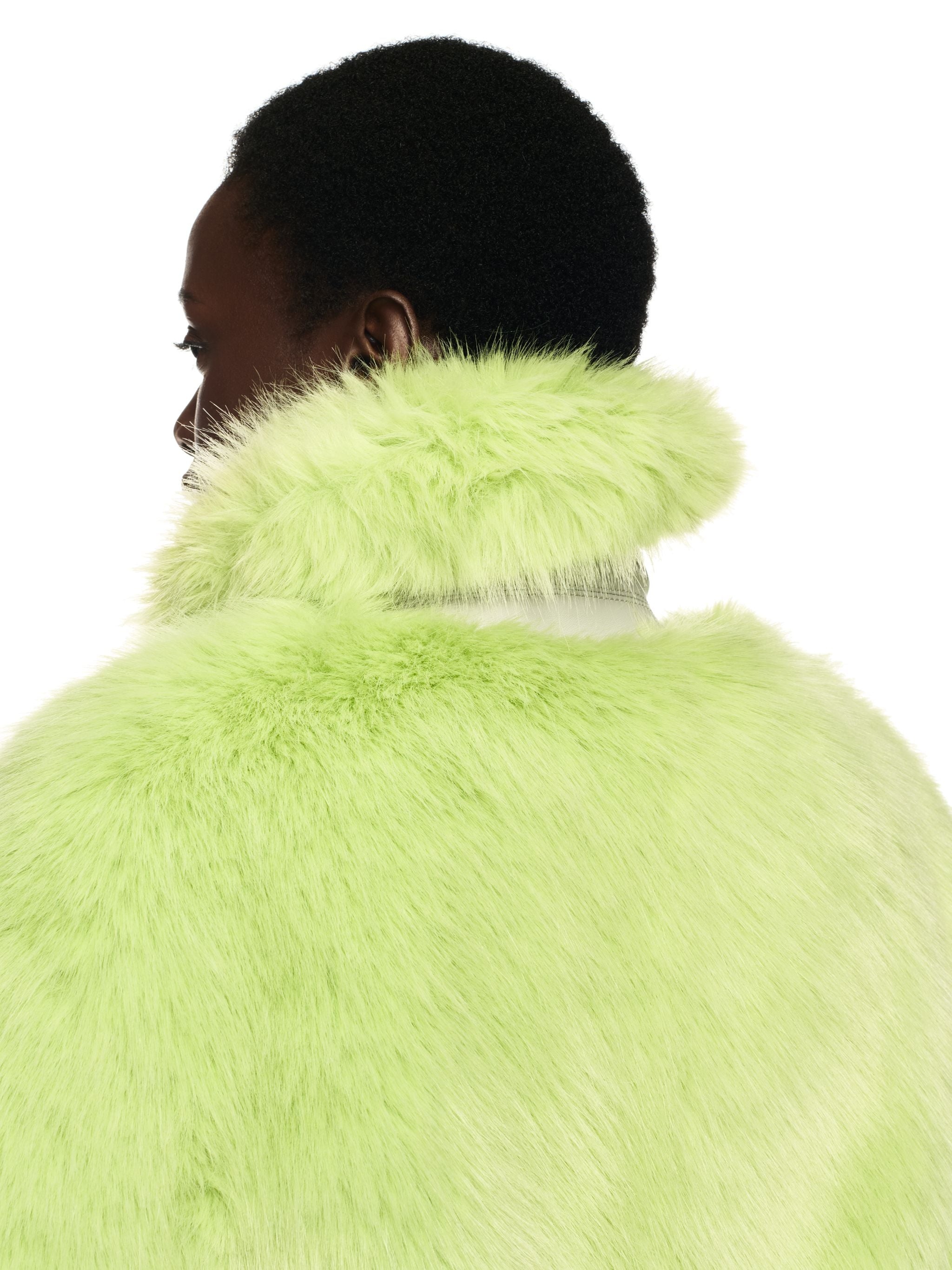 Green Fuzzy Bolero - 5