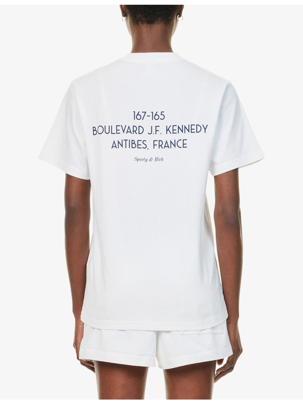 Eden Kennedy Crest Logo-Print Cotton T-Shirt - 4