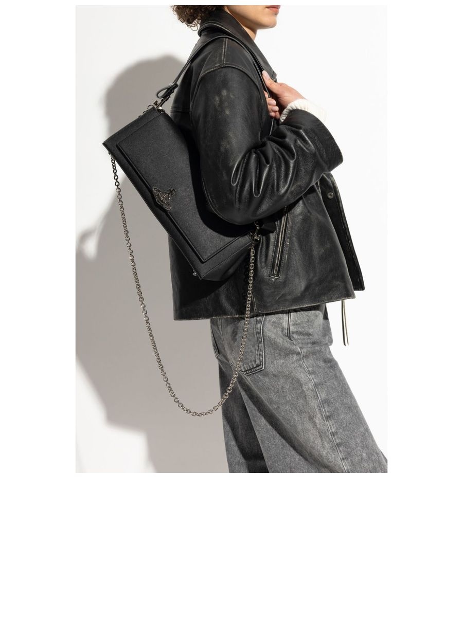 Signature Orb Plaque Shoulder Bag - 4