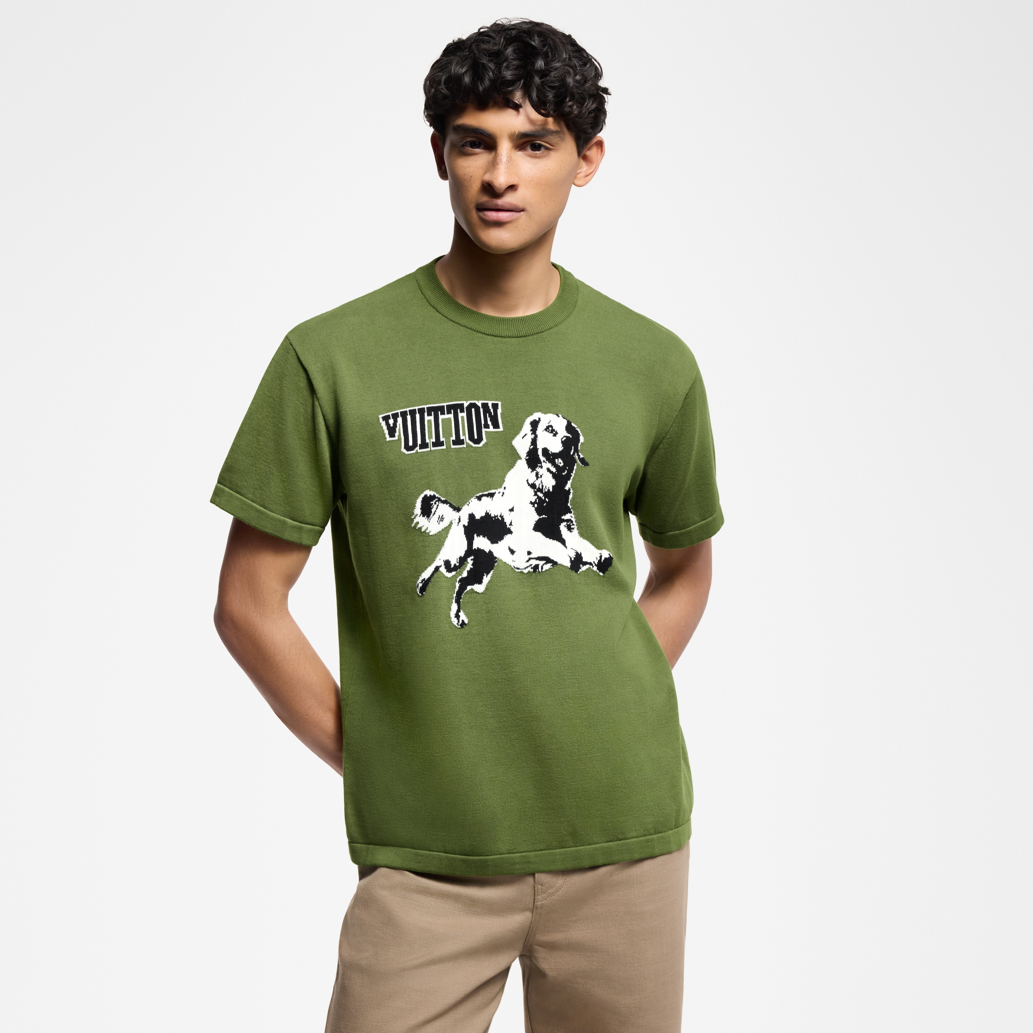 Short-Sleeved Cotton Crewneck - 4