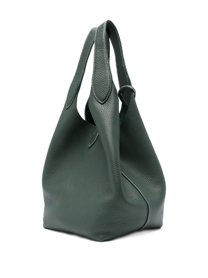 medium Shopper leather tote bag 3