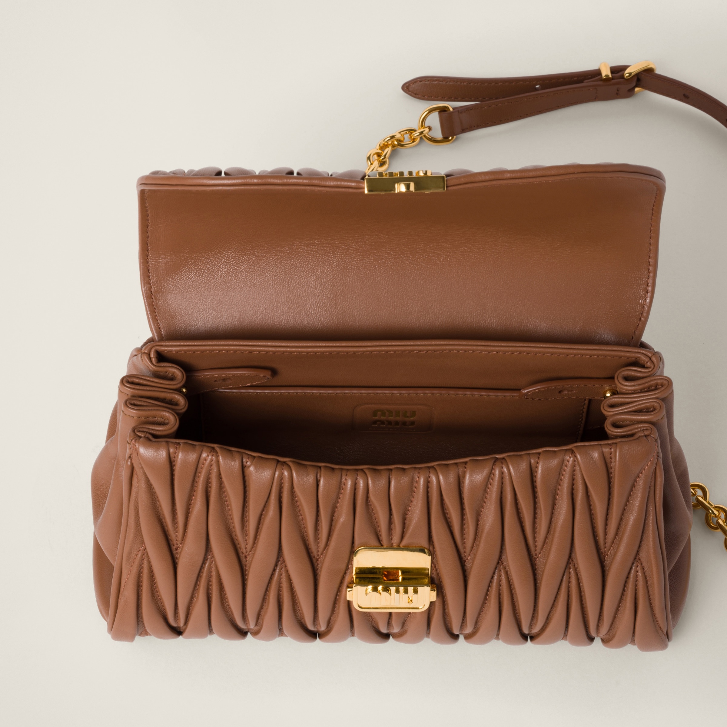 Matelassé nappa leather shoulder bag - 6