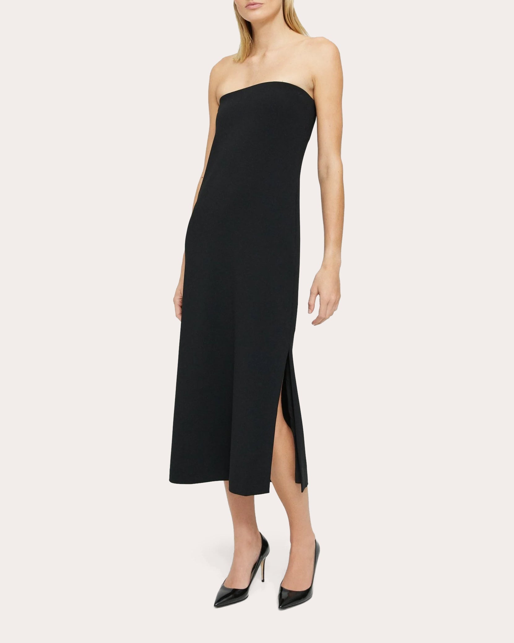 Classic Crepe Midi Dress - 5