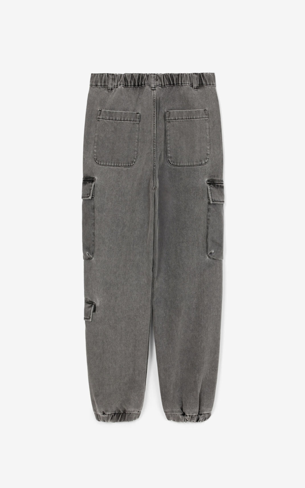 Denim cargo jogging bottoms - 6