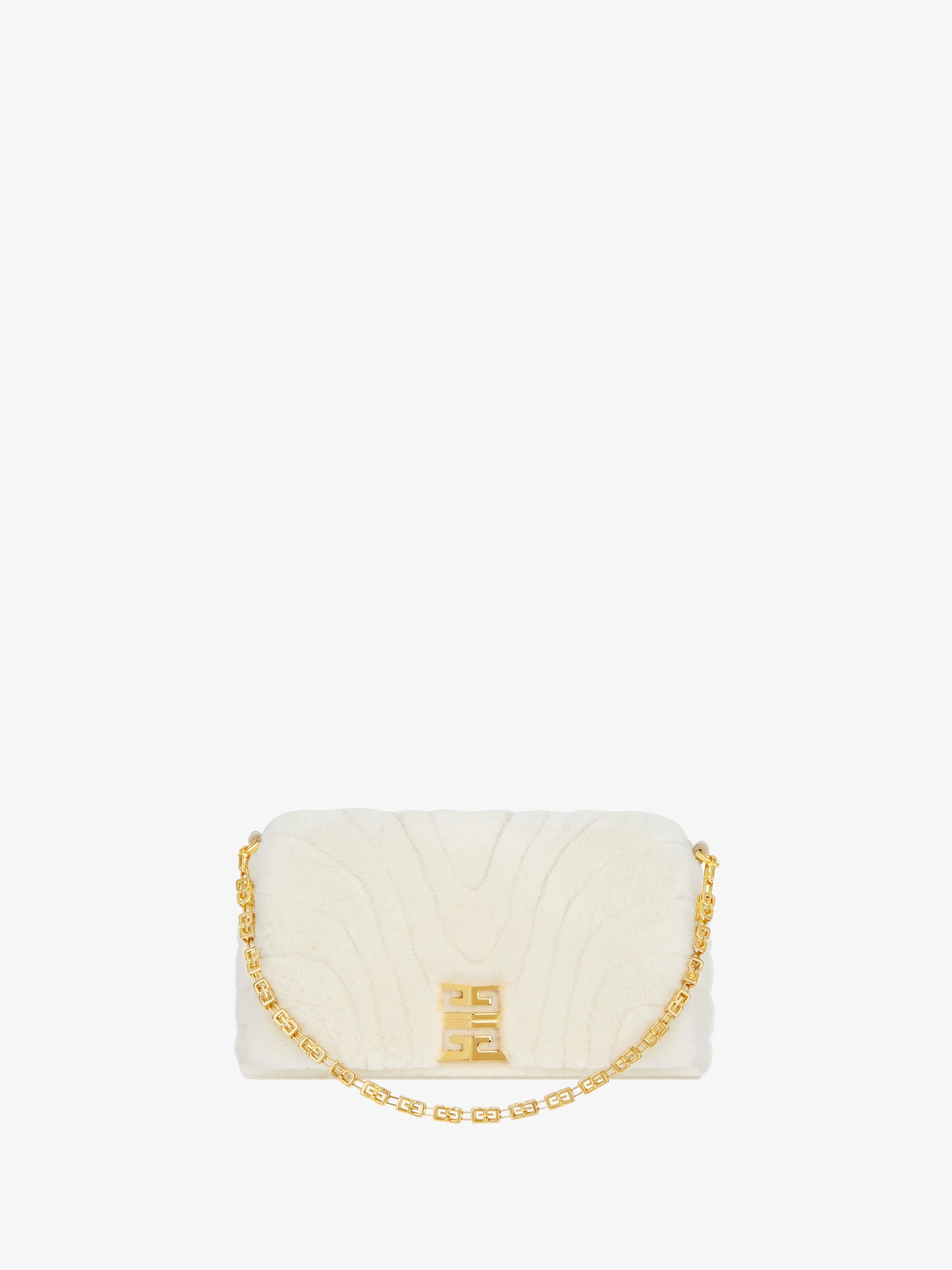 SMALL 4G SOFT BAG IN SHEARLING - 1