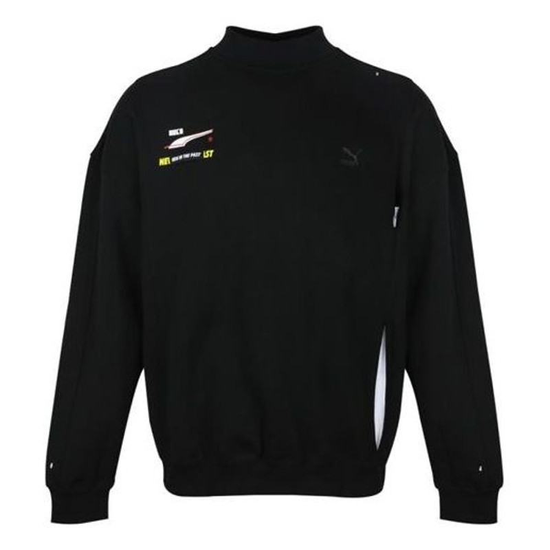 PUMA x ADER ERROR Unisex Knitting Sweatshirt Black 595539-01 - 1