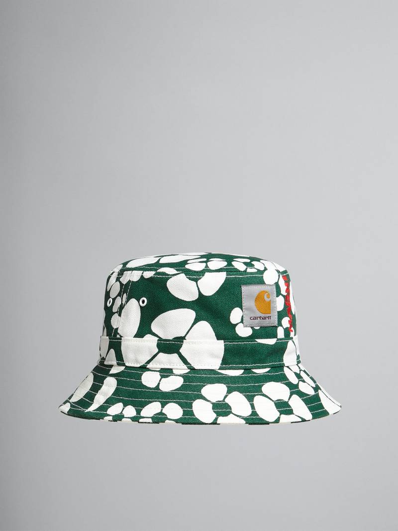 MARNI X CARHARTT WIP - GREEN BUCKET HAT 1