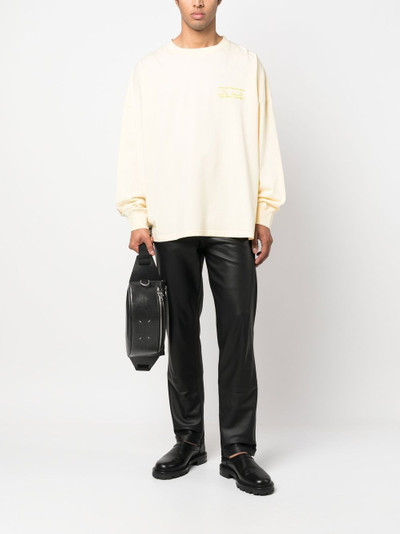 Martine Rose embroidered logo long-sleeve T-shirt outlook
