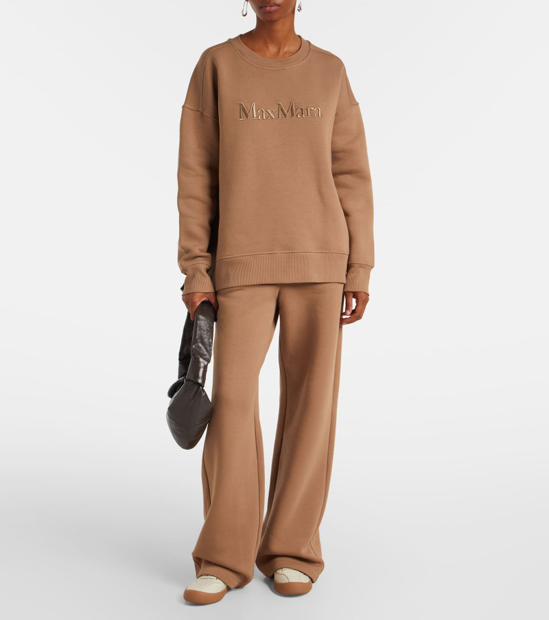 'S Max Mara Monza cotton-blend jersey sweatshirt outlook