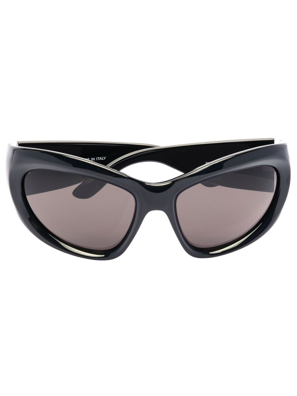 Wrap D-Frame sunglasses - 1