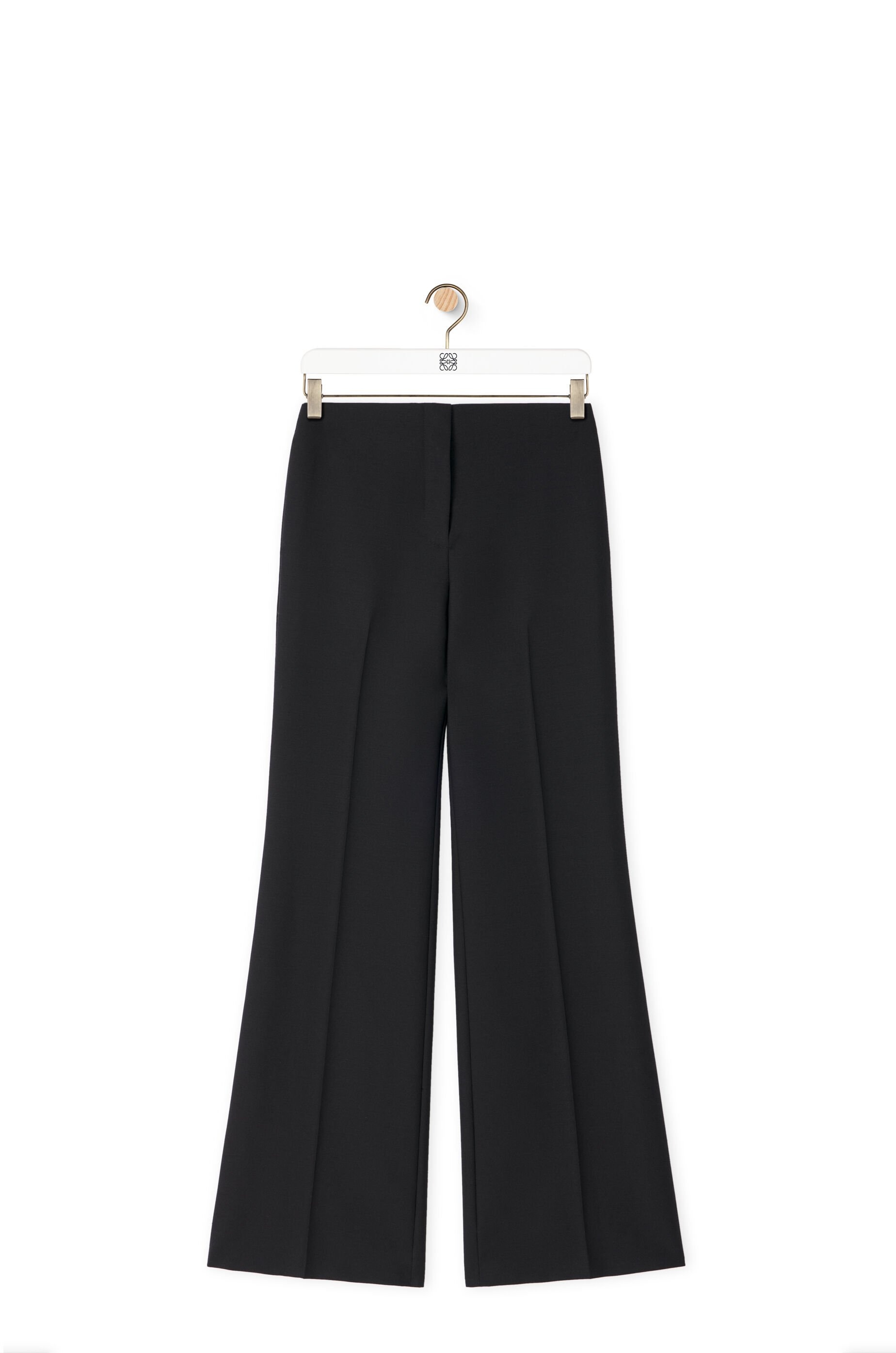 Bootleg trousers in wool and mohair - 1