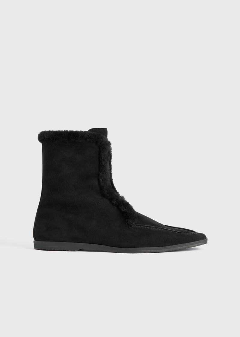 Zipped winter boots black 7