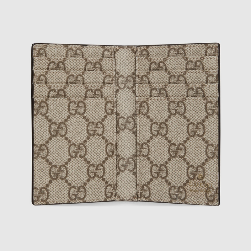 GUCCI GG Emblem bi-fold embossed card case outlook