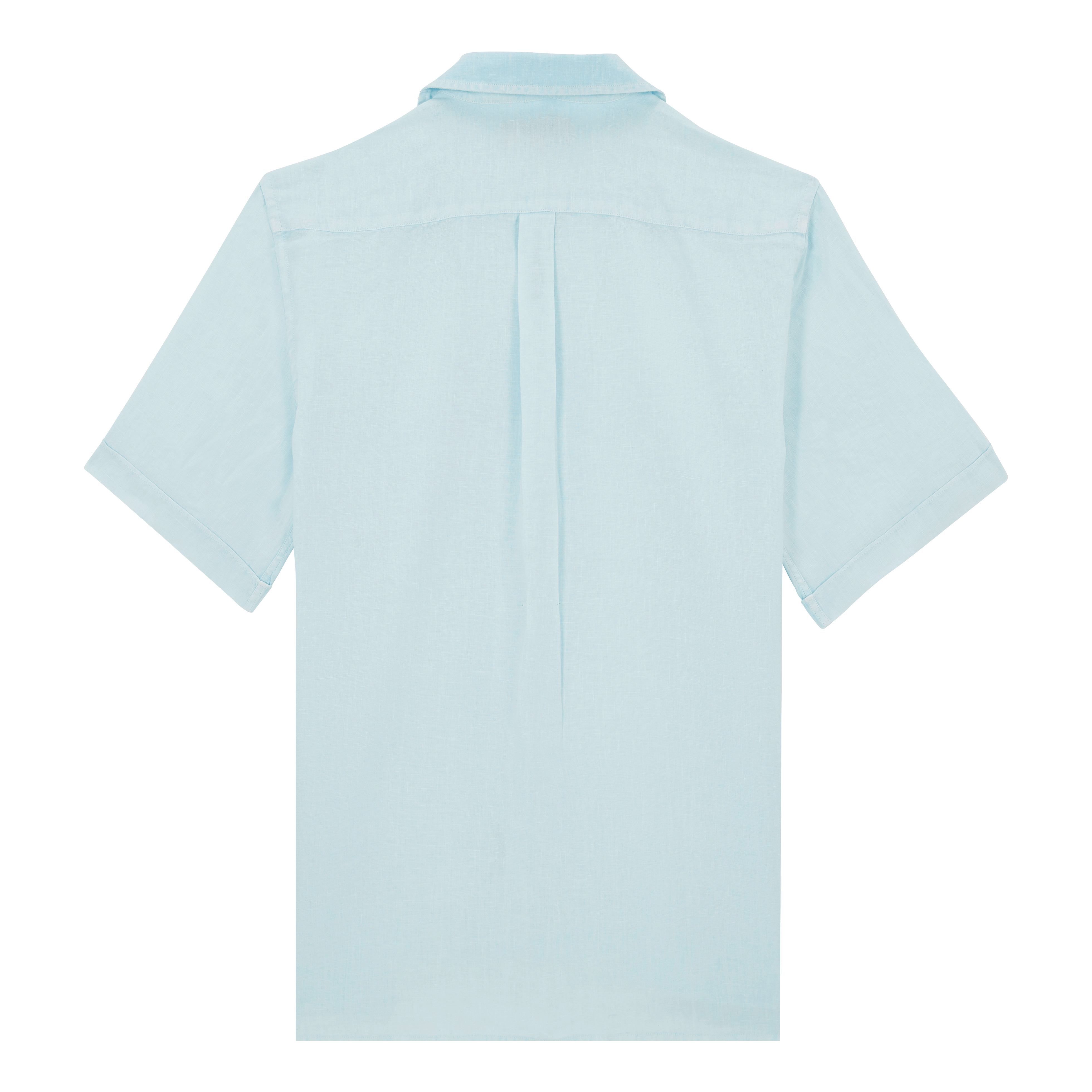 Men Bowling Linen Shirt Mineral Dye - 2