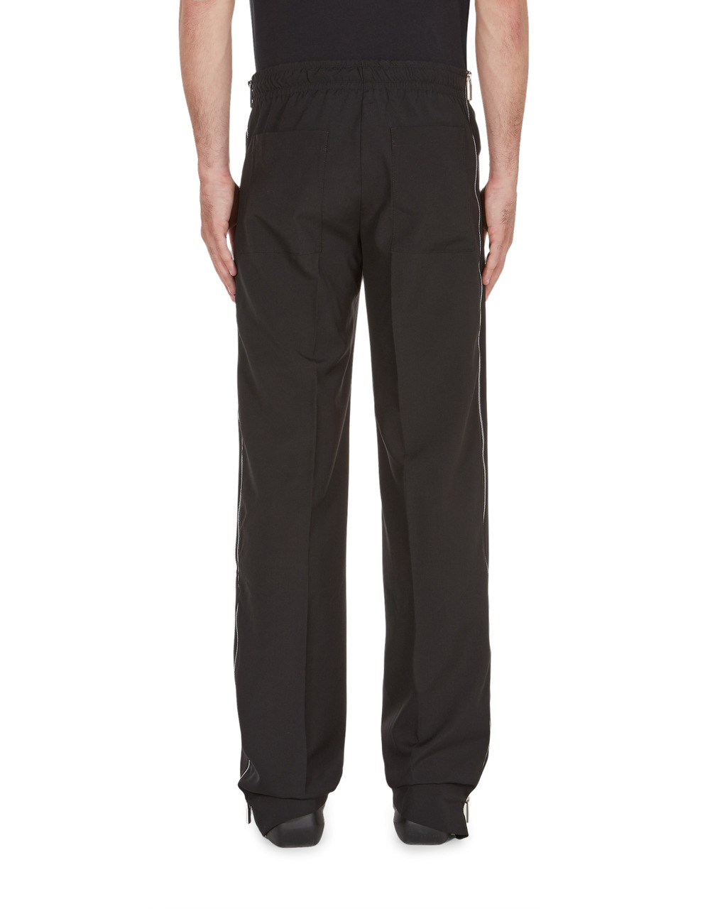 CONTRAST SIDE ZIP PANT - 5