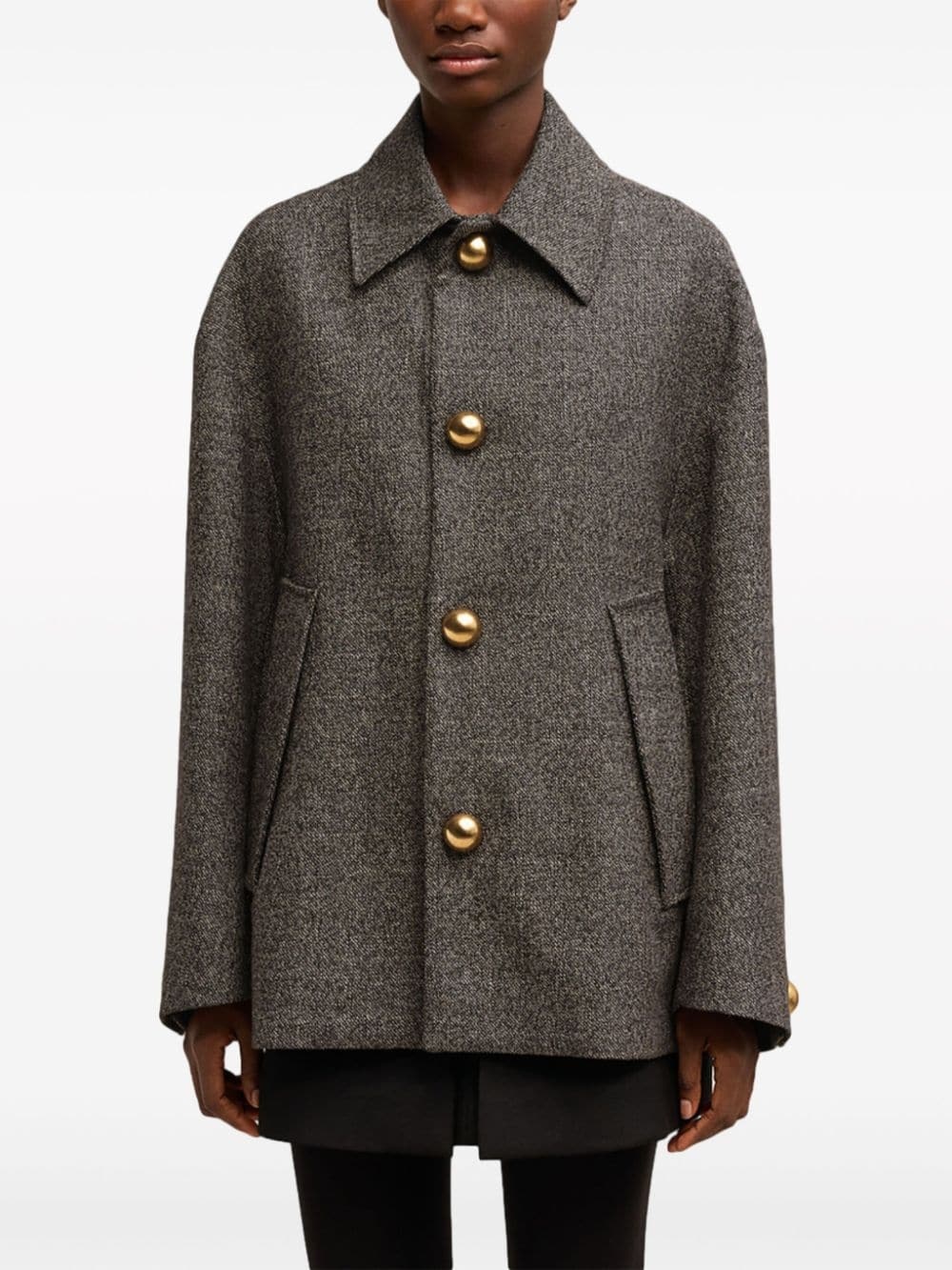 belt-detailed coat - 5