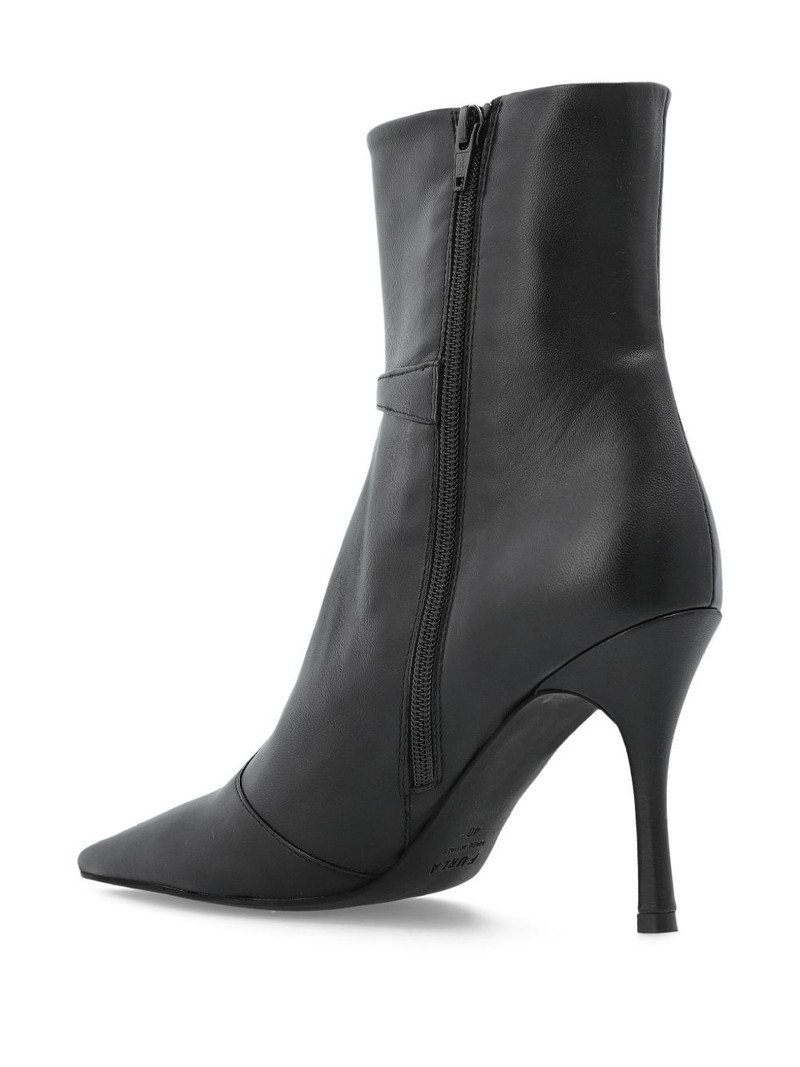100mm Sfera pointed-toe leather ankle boots 3