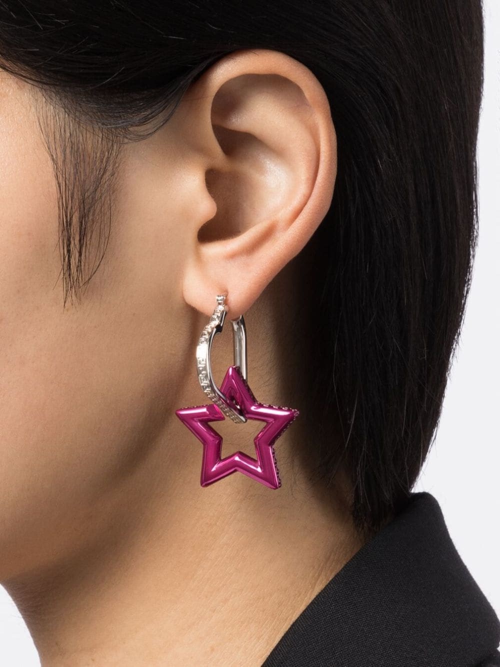 Greca star-shaped drop earrings - 2