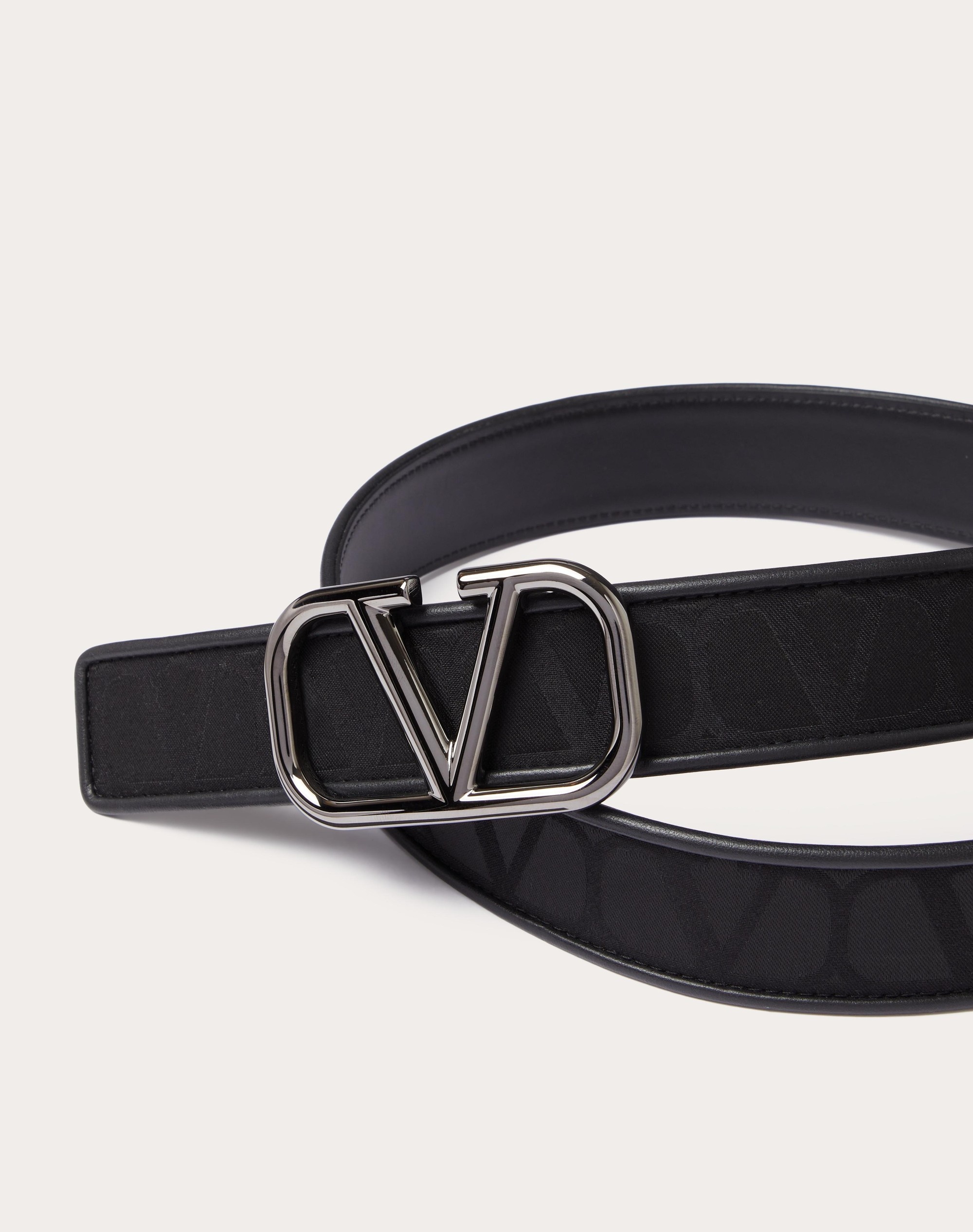 TOILE ICONOGRAPHE BELT IN TECHNICAL FABRIC WITH LEATHER DETAILS - 2