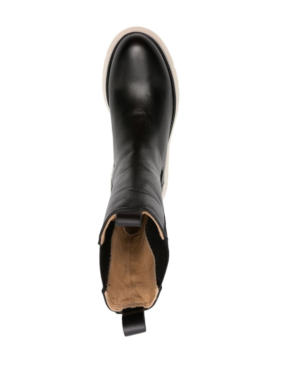 pull-on leather boots - 4