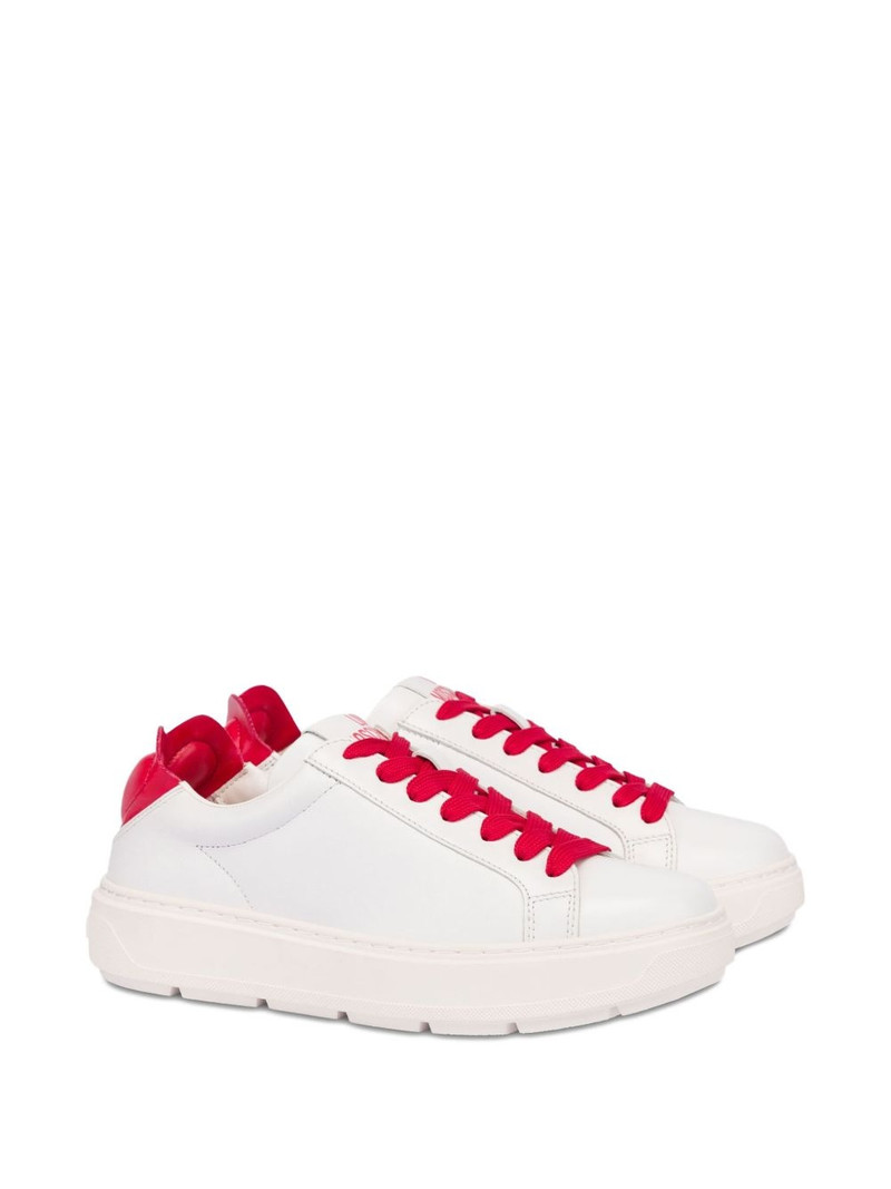 Moschino lace-up sneakers outlook