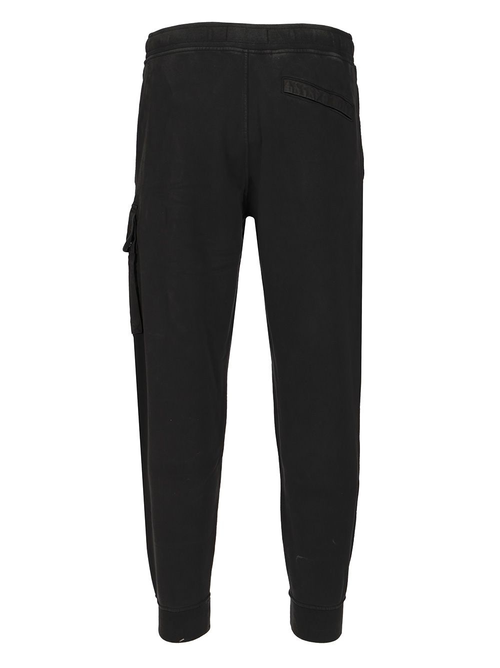 Brushed Organic Cotton Fleece, Garment Dyed Sweatshirts Black - 2